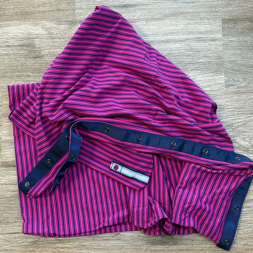 Striped Pink and Blue Vinyasa Scarf